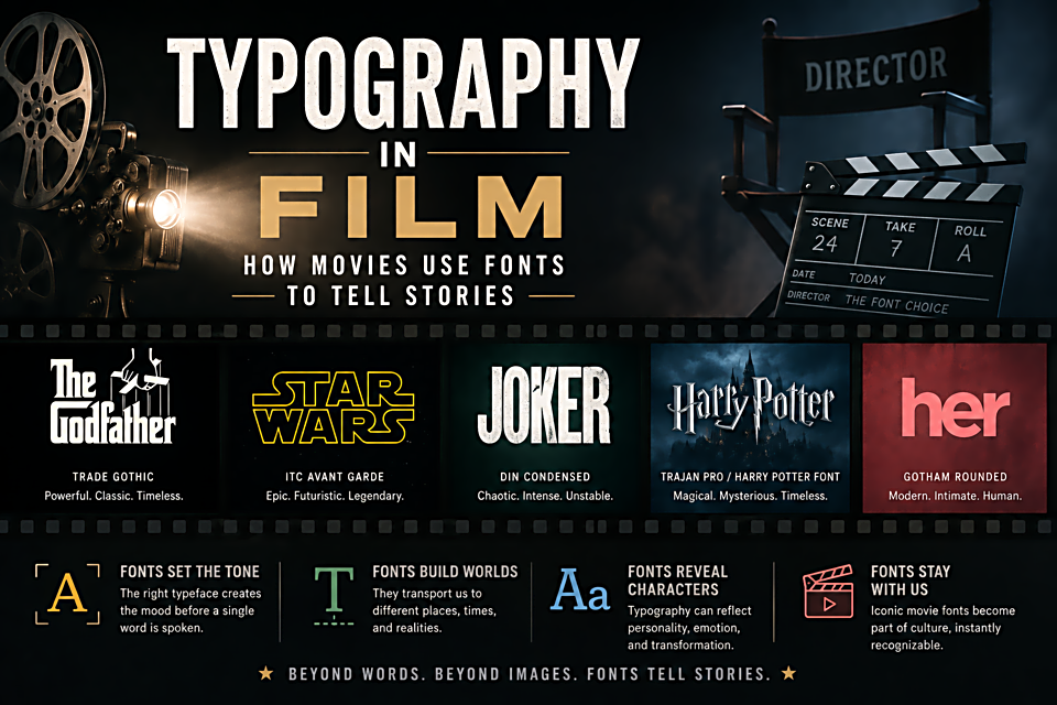 Typography in Film: How Movies Use Fonts to Tell Stories