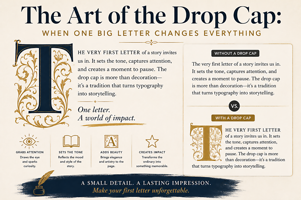 The Art of the Drop Cap: When One Big Letter Changes Everything
