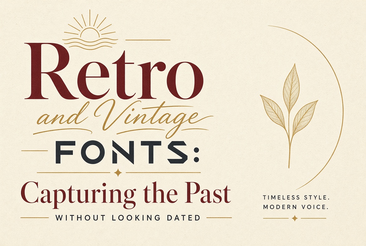 Retro and Vintage Fonts: Capturing the Past Without Looking Dated
