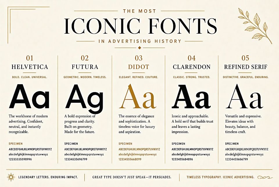 The Most Iconic Fonts in Advertising History