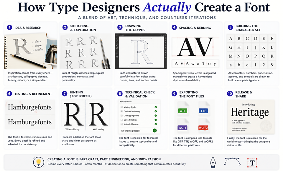 How Type Designers Actually Create a Font