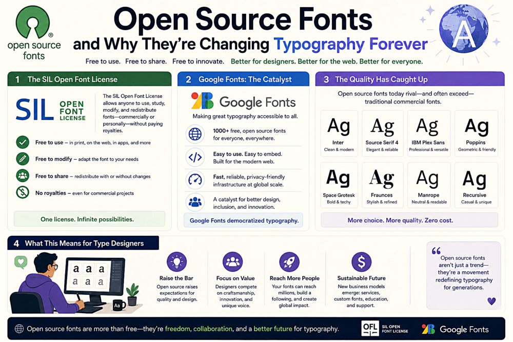 Open Source Fonts and Why They're Changing Typography Forever