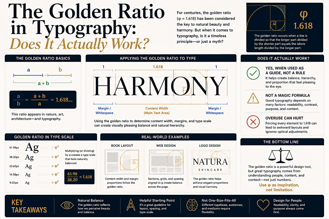 The Golden Ratio in Typography: Does It Actually Work?