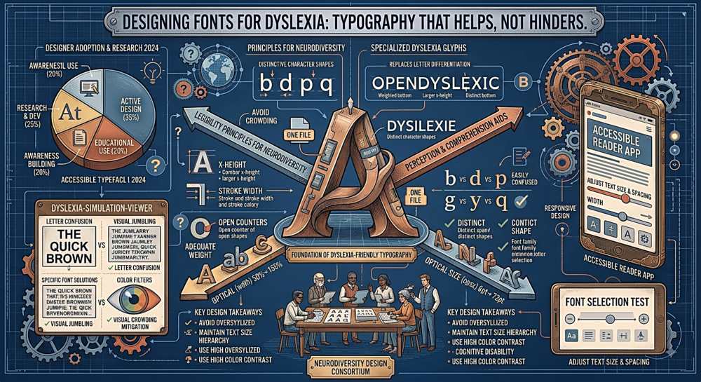 Designing for Dyslexia: Typography That Helps, Not Hinders