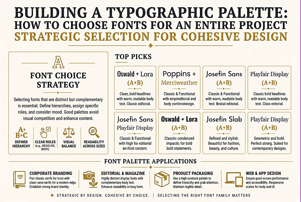 Building a Typographic Palette: How to Choose Fonts for an Entire Project
