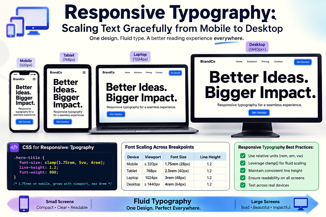 Responsive Typography: Scaling Text Gracefully from Mobile to Desktop