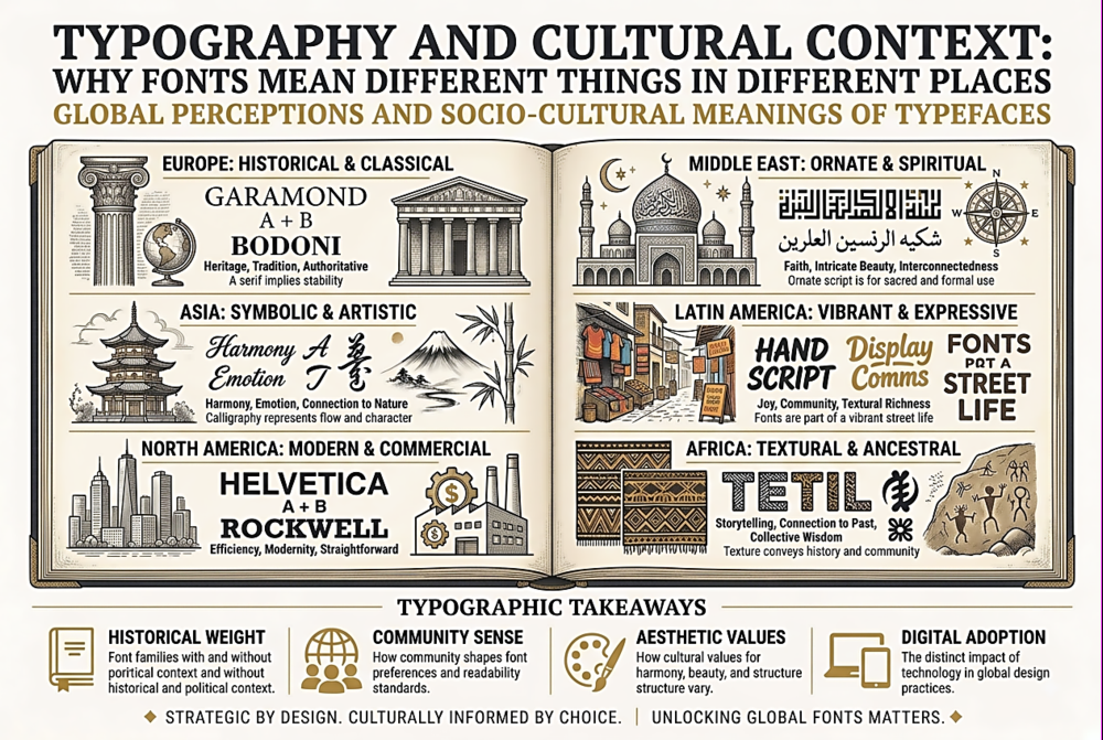 Typography and Cultural Context: Why Fonts Mean Different Things in Different Places