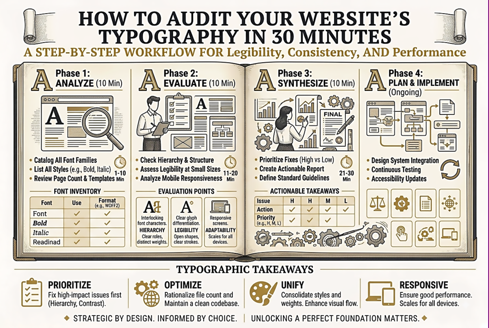 How to Audit Your Website's Typography in 30 Minutes